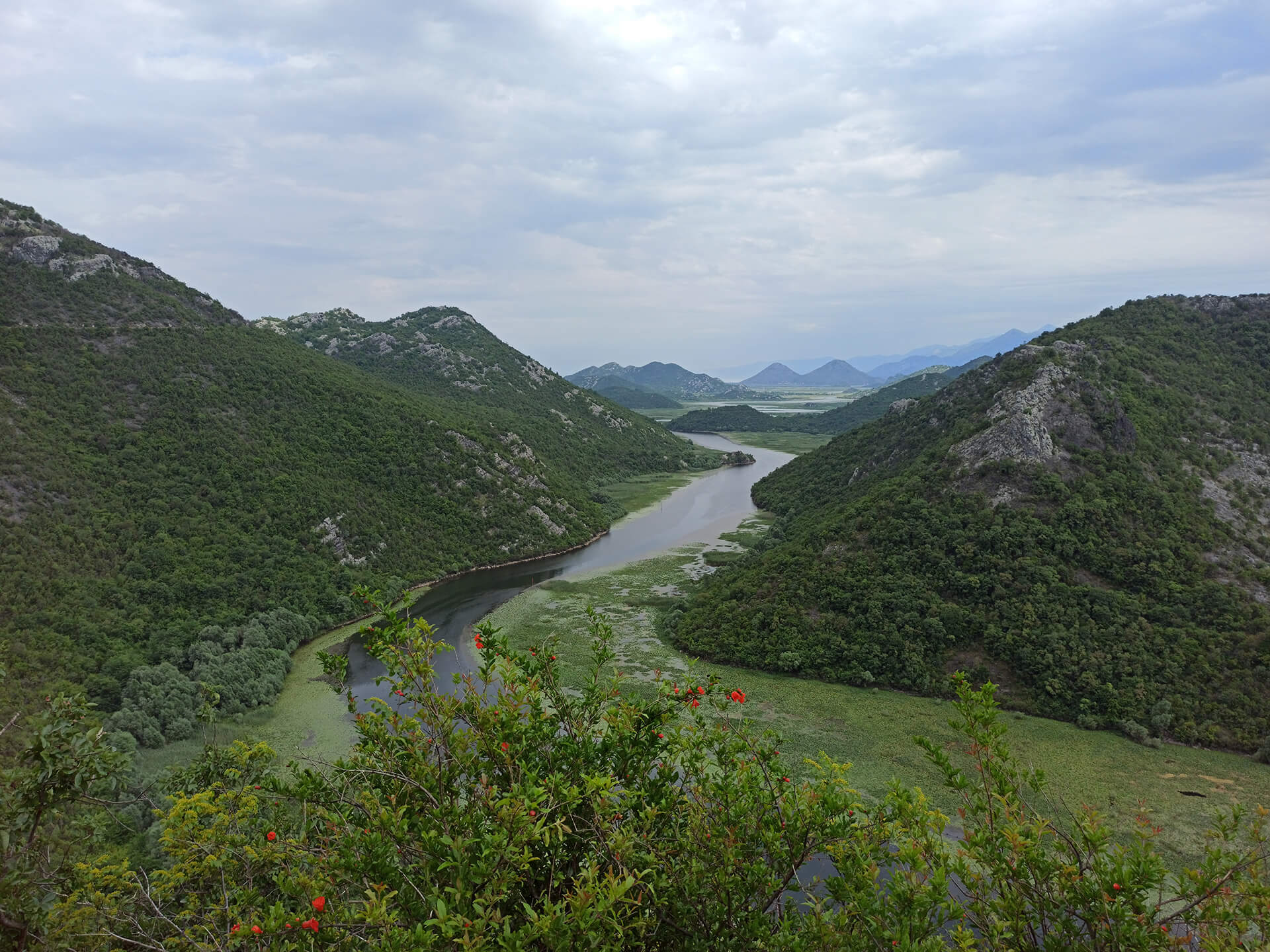 Rijeka Crnojevića top mountains view