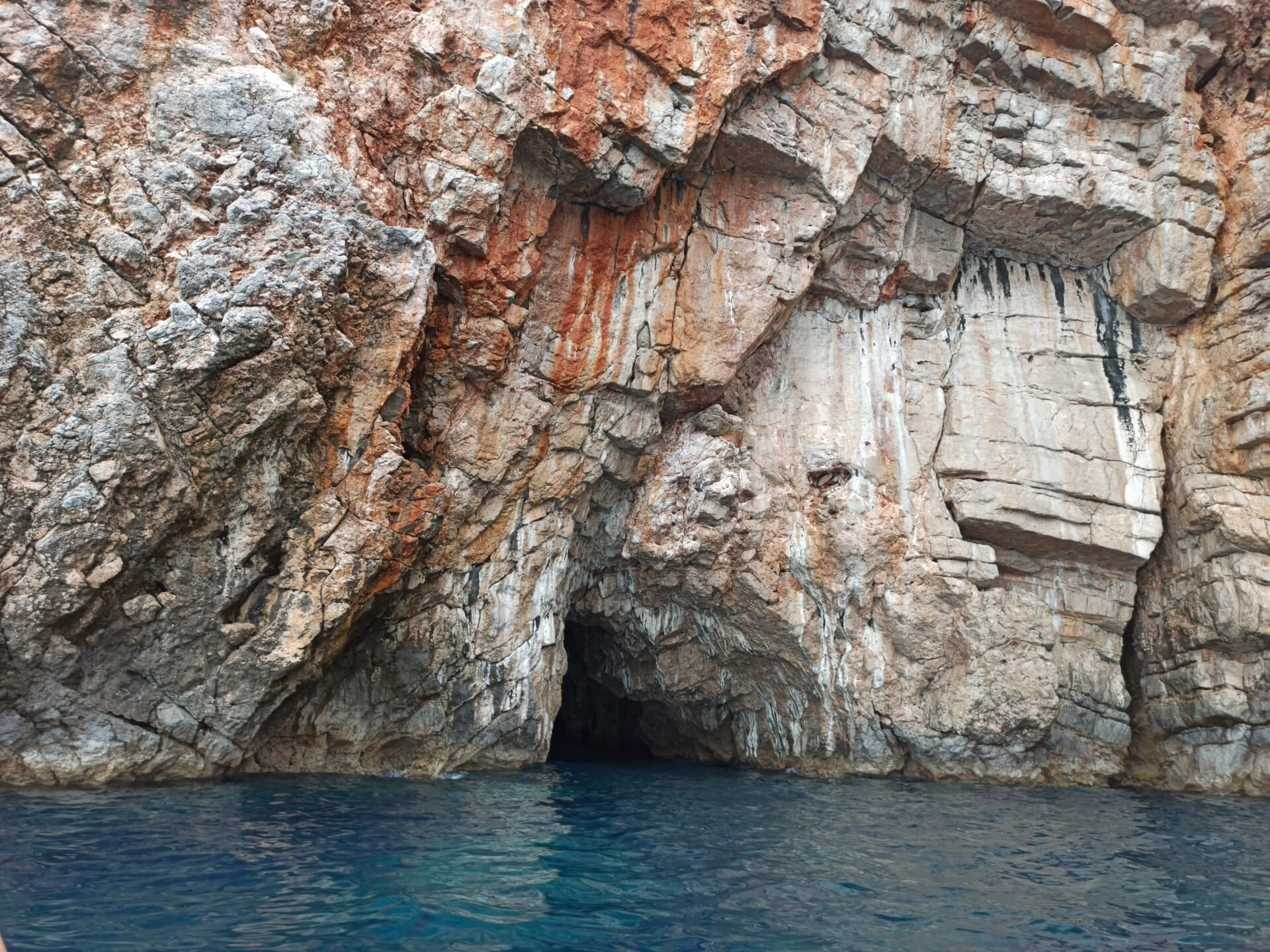 Blue Cave in Adriatic Sea