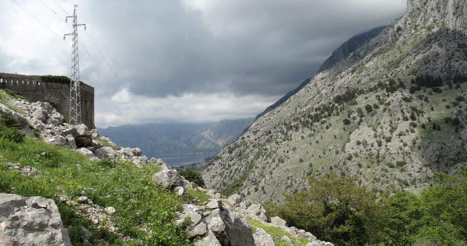 Hiking trail to Kotor Fortress