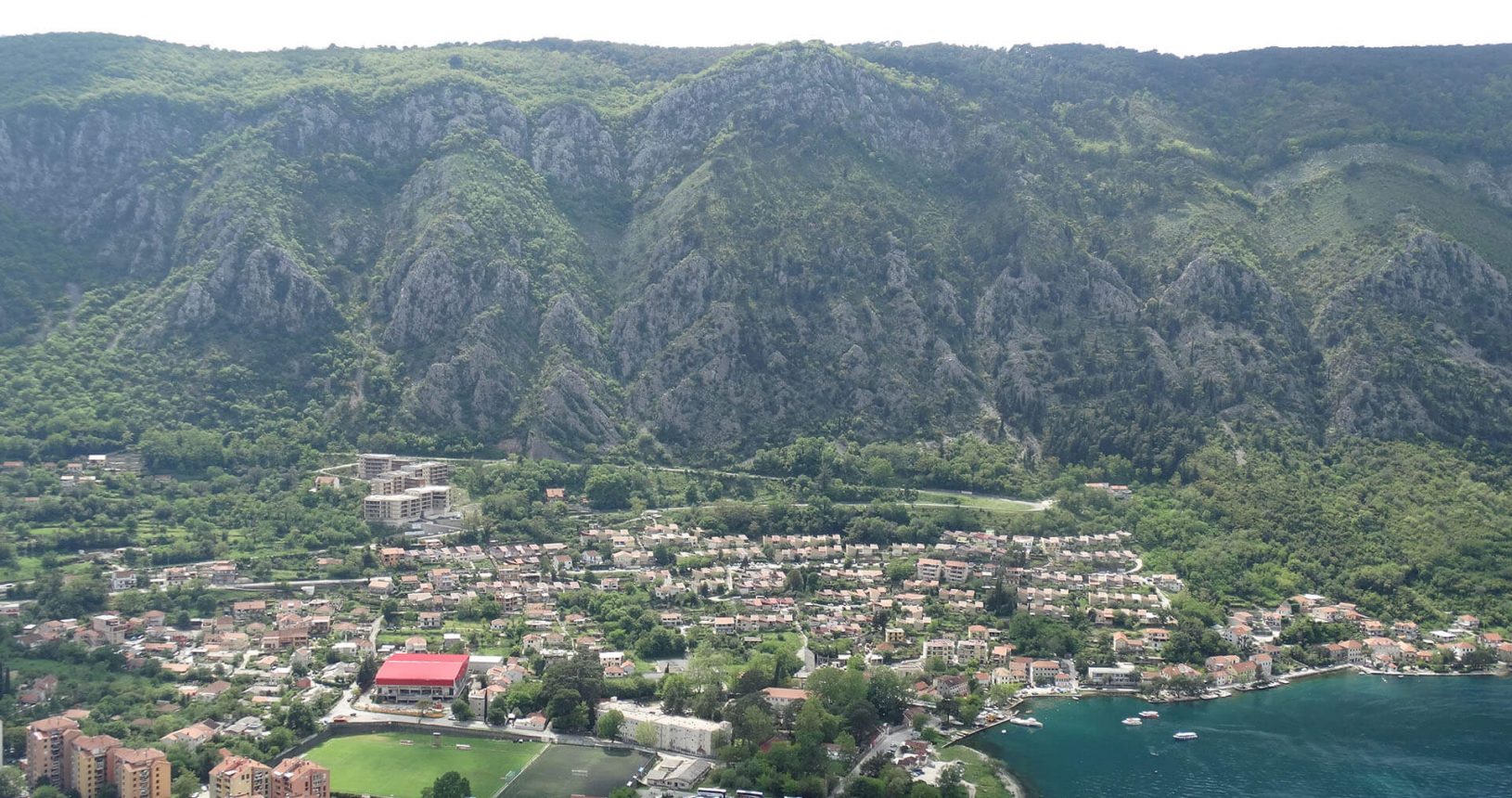 Kotor Fortress city view