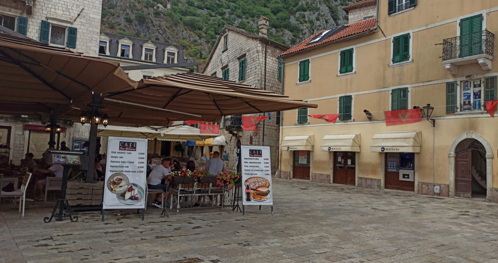 Old Town of Kotor cafes