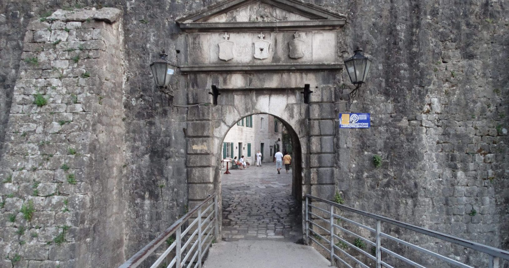 The entrace to Old Town of Kotor through the bridge