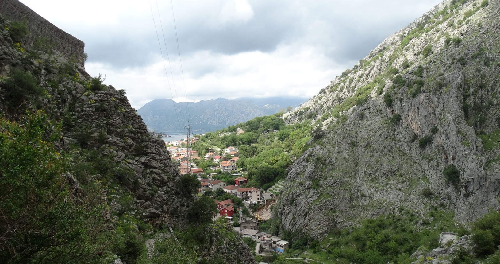 The route to Kotor Fortress