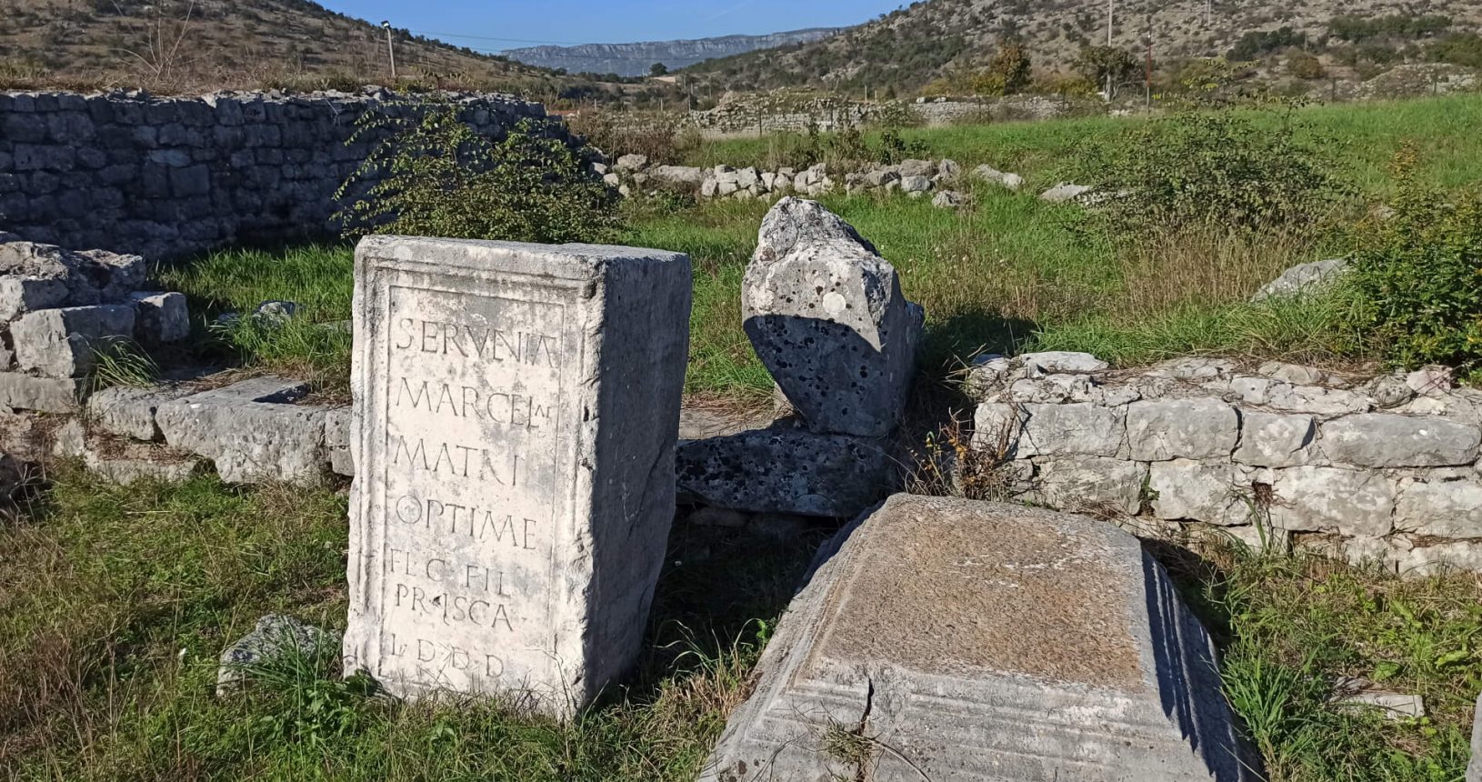 Duklja Ruins ancient pieces