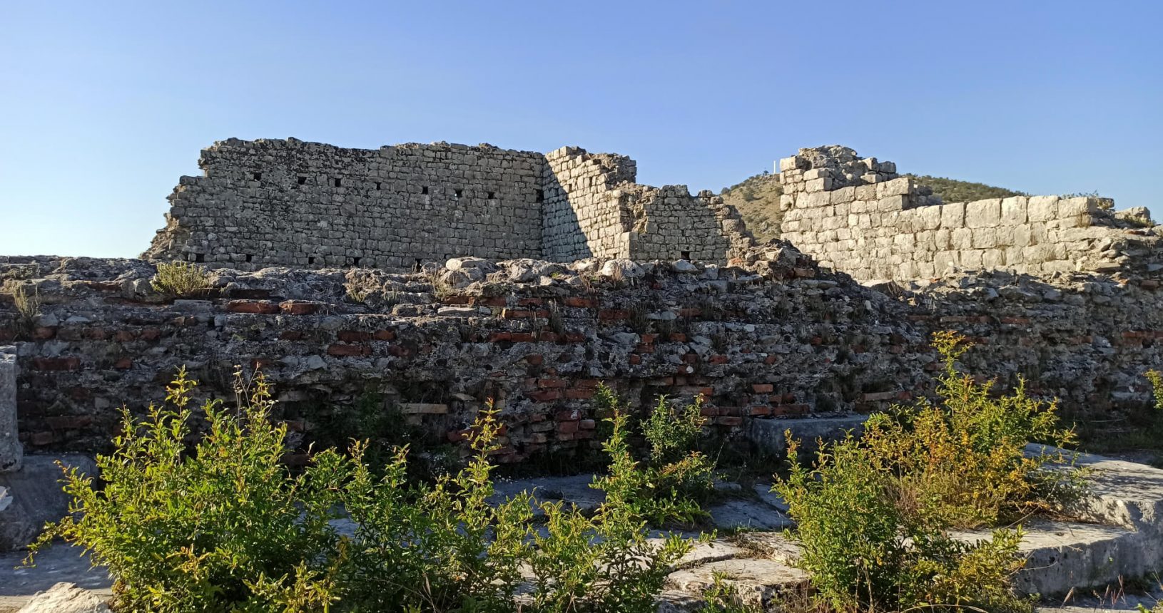 Duklja Ruins in a walley