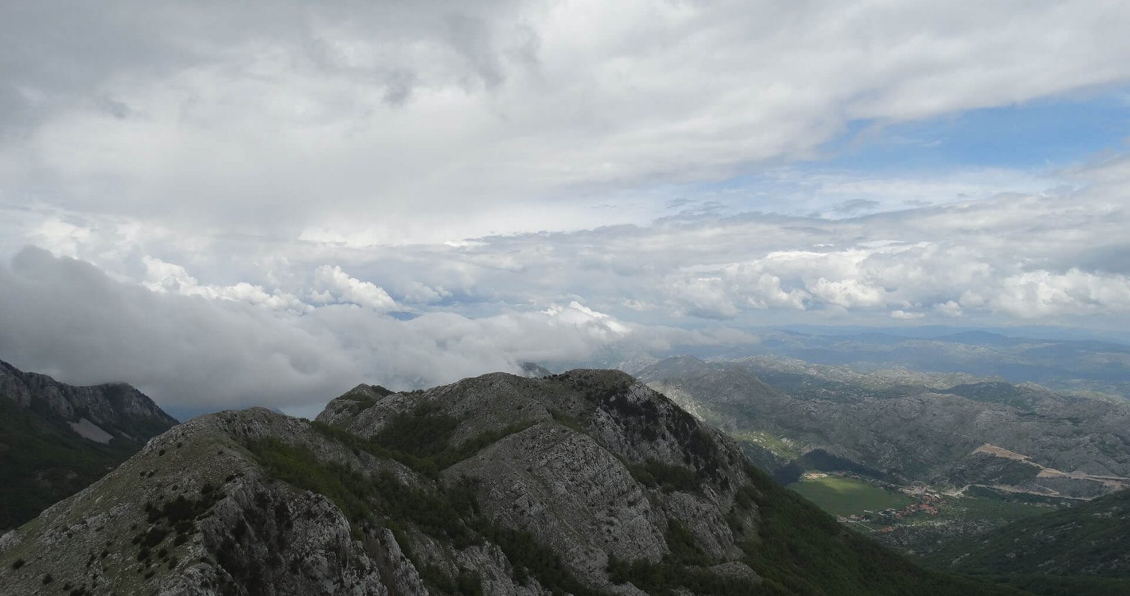 Montenegrin mountains in Lovcen National Park