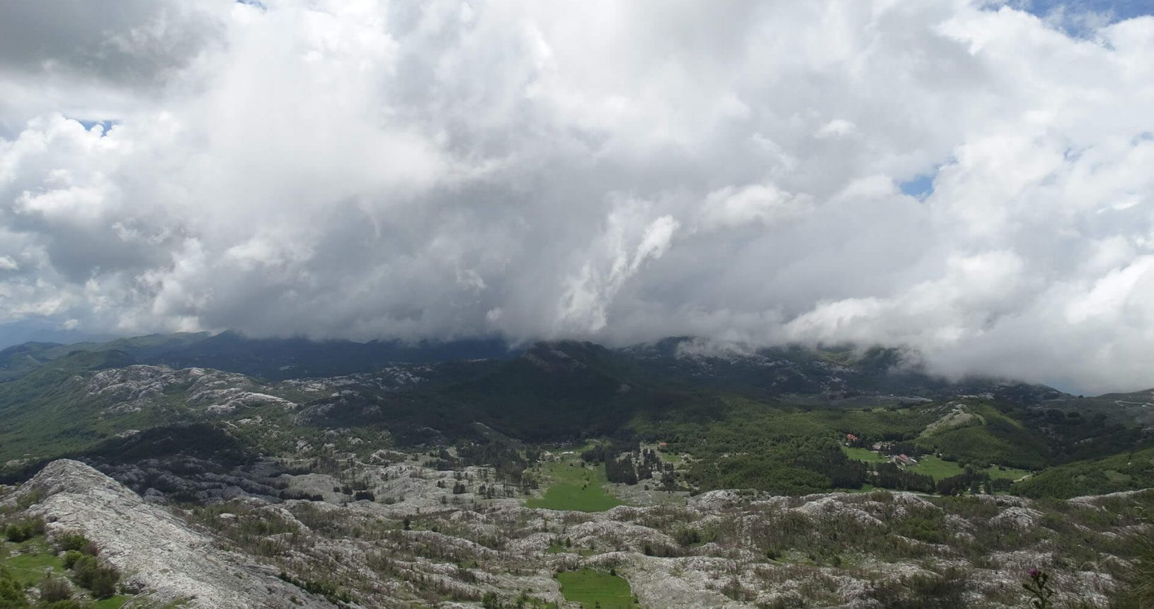 Mountains territory of Lovcen National Park