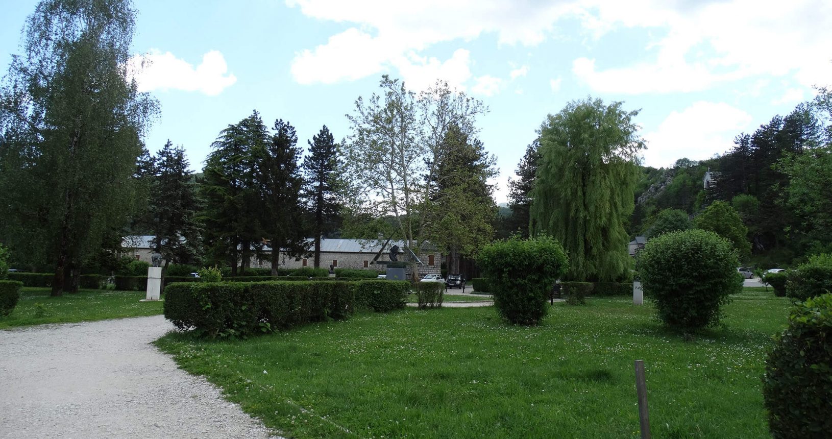 Beautiful garden in Cetinje