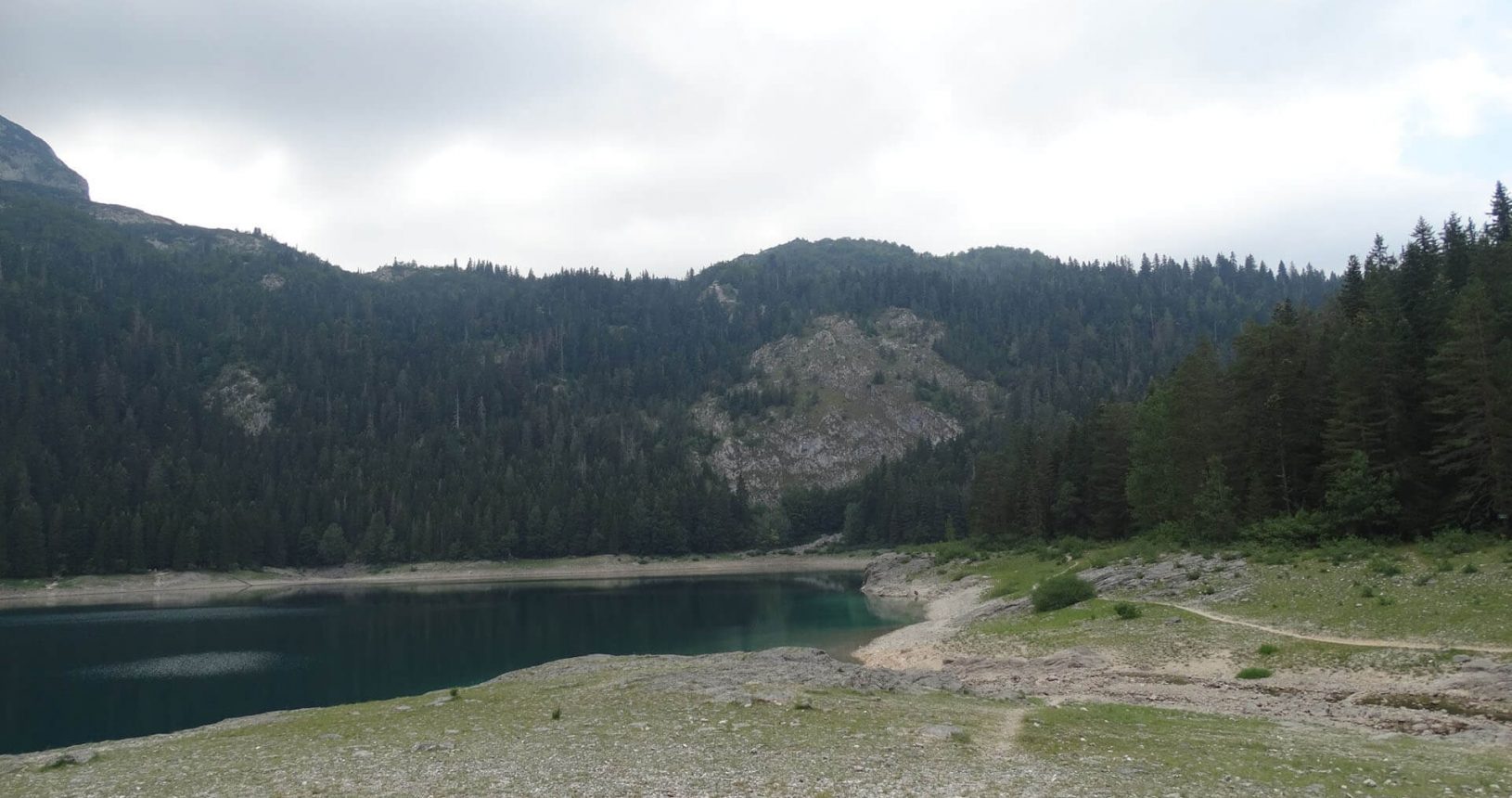 National Park Durmitor beautiful water of black lake