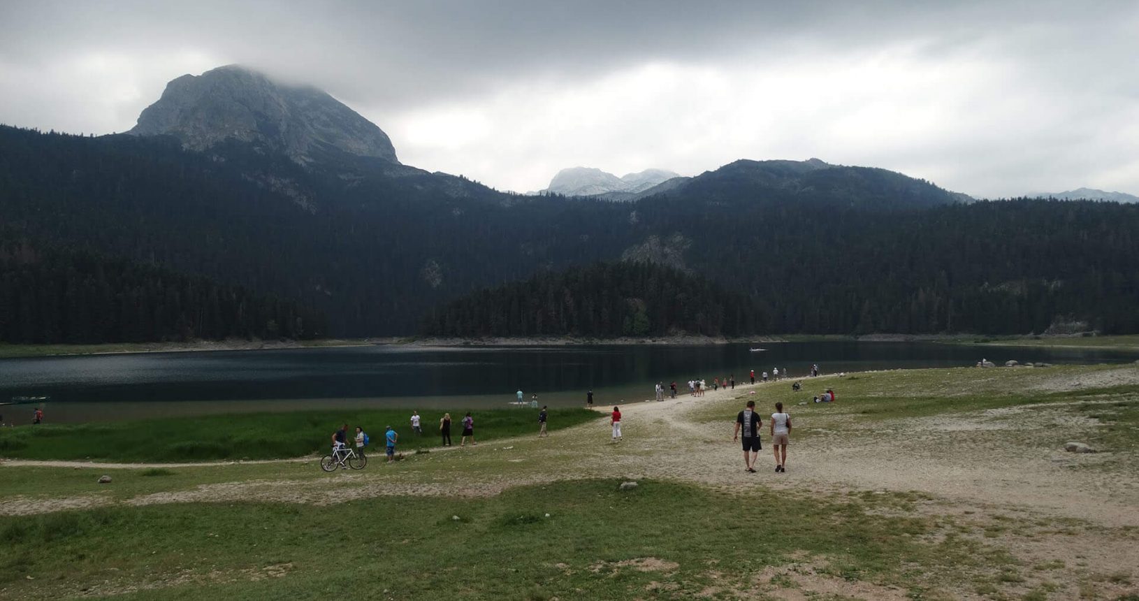 Tourists in National Park Durmitor