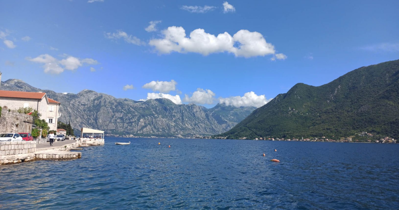 Always beautiful mountains view in Perast