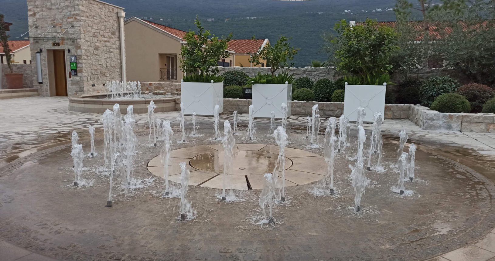 Fountains as design elements Portonovi