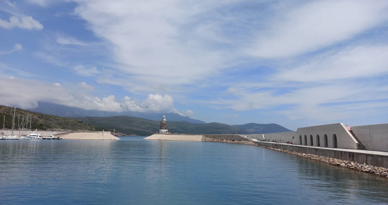 Lighthouse in Lustica Bay
