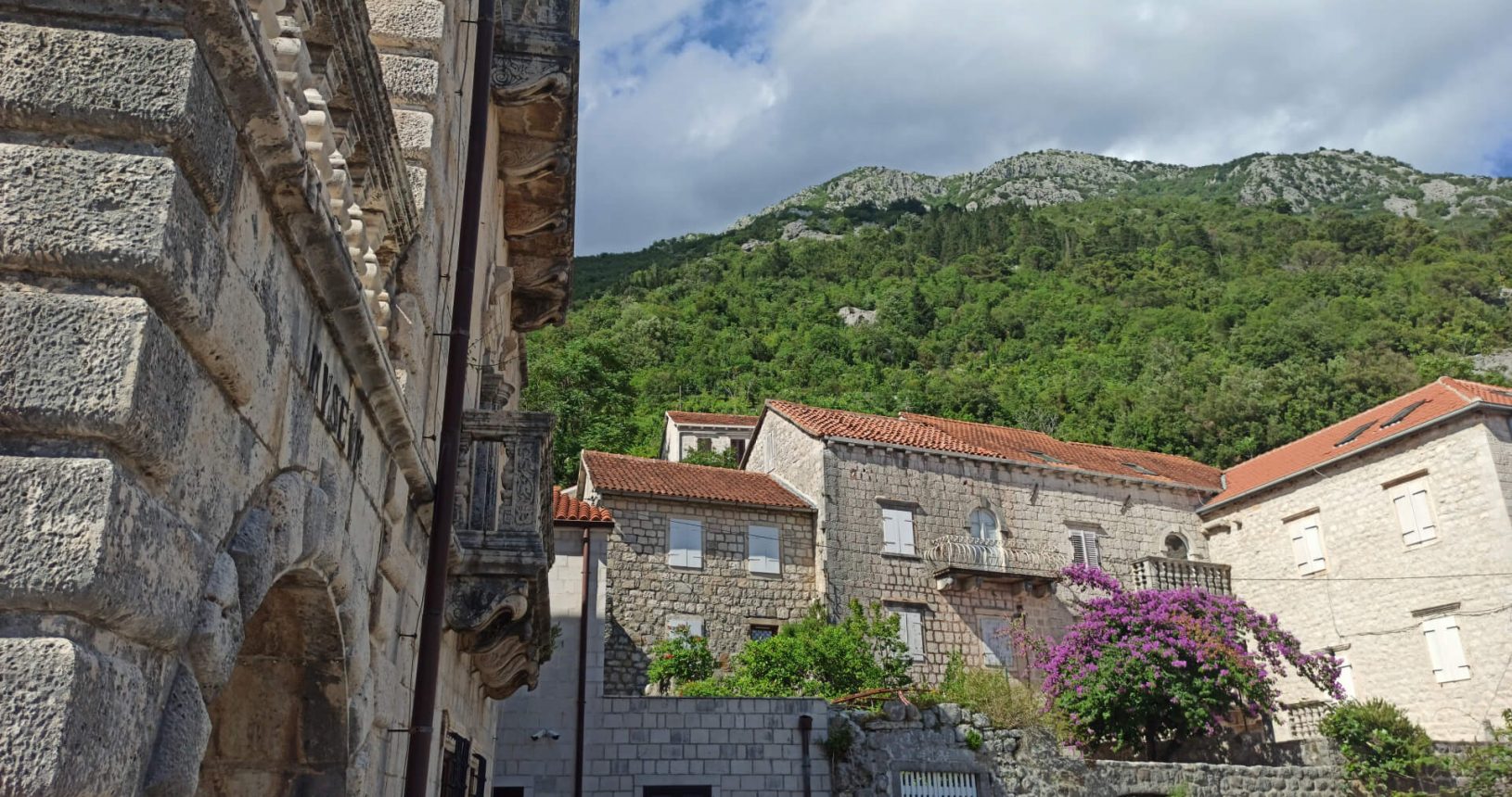 The beauty of old buildings Perast