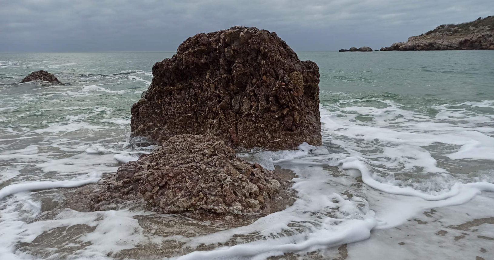 Rocks in the sea. Drobni Pijesak beach