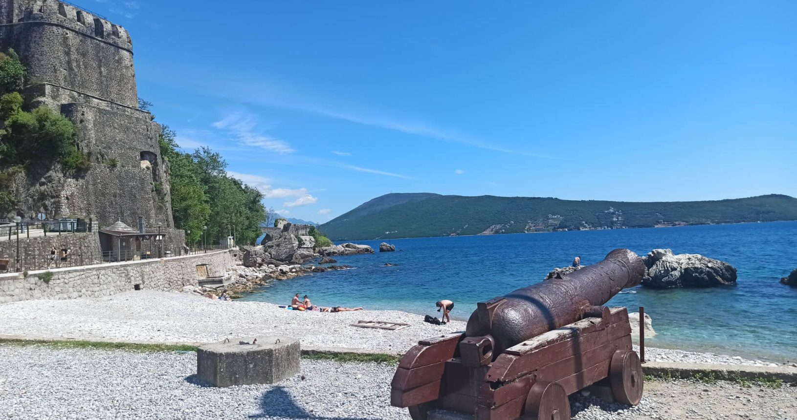 Cannon near Herceg Novi Beach