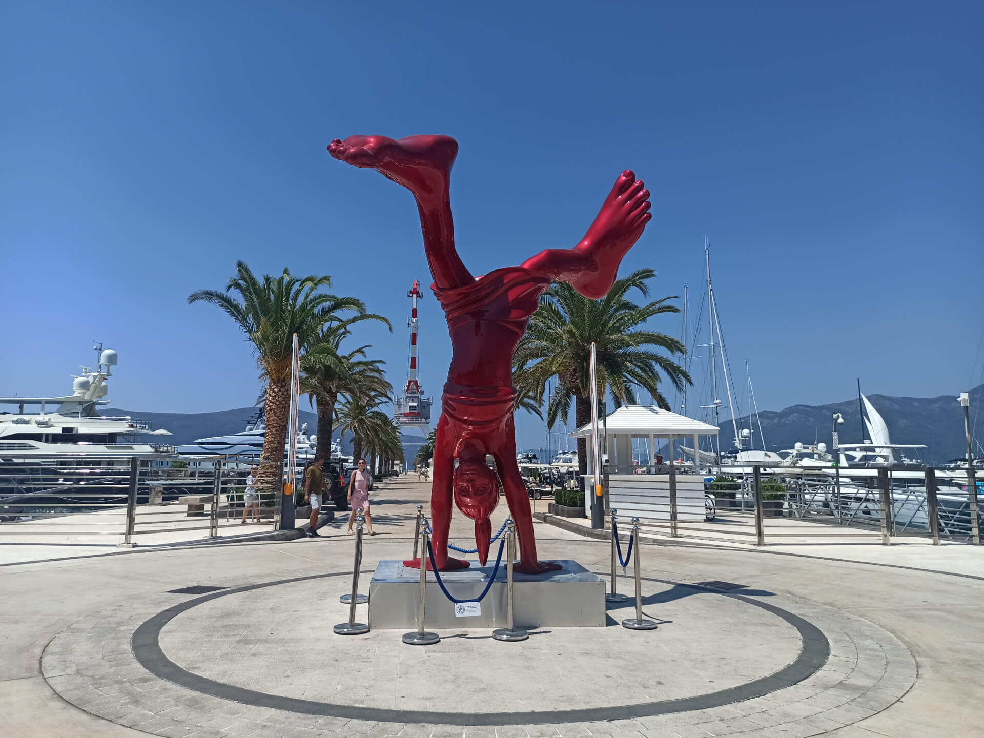 Summer sculpture 2 in Porto Montenegro