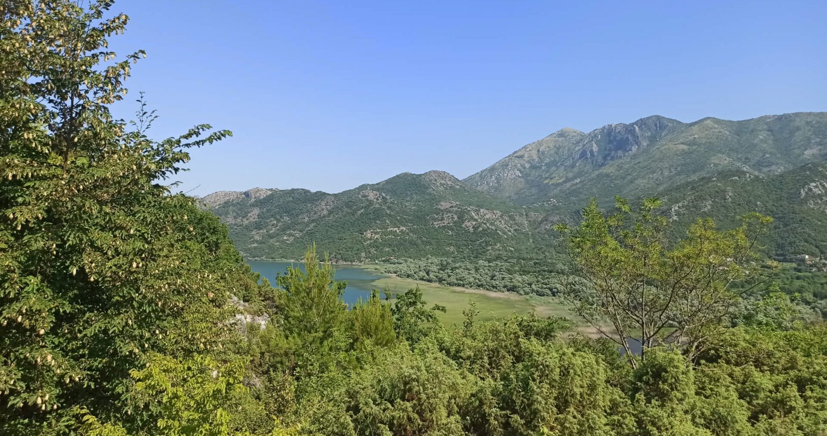 Summer view at Skadar lake