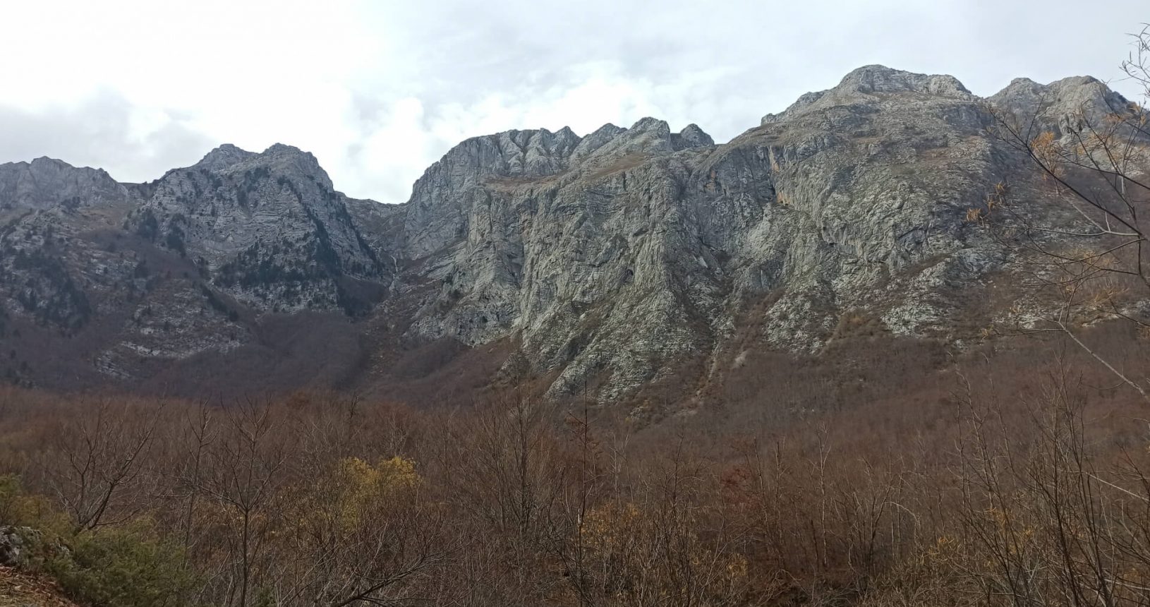 National park Prokletije stony mountains