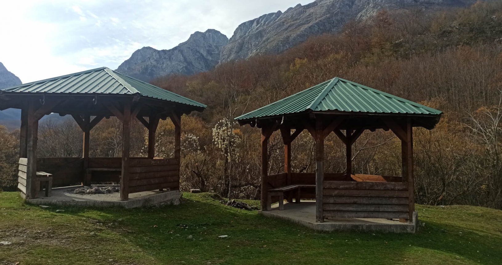 Pavilions for picnic Prokletije national park