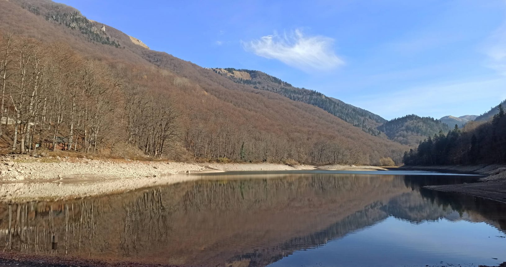 Biogradske lake at the National Park Biogradska Gora in November