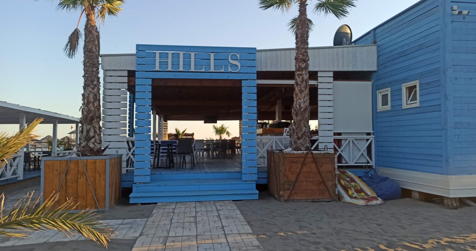 Hills Beach bar entrance