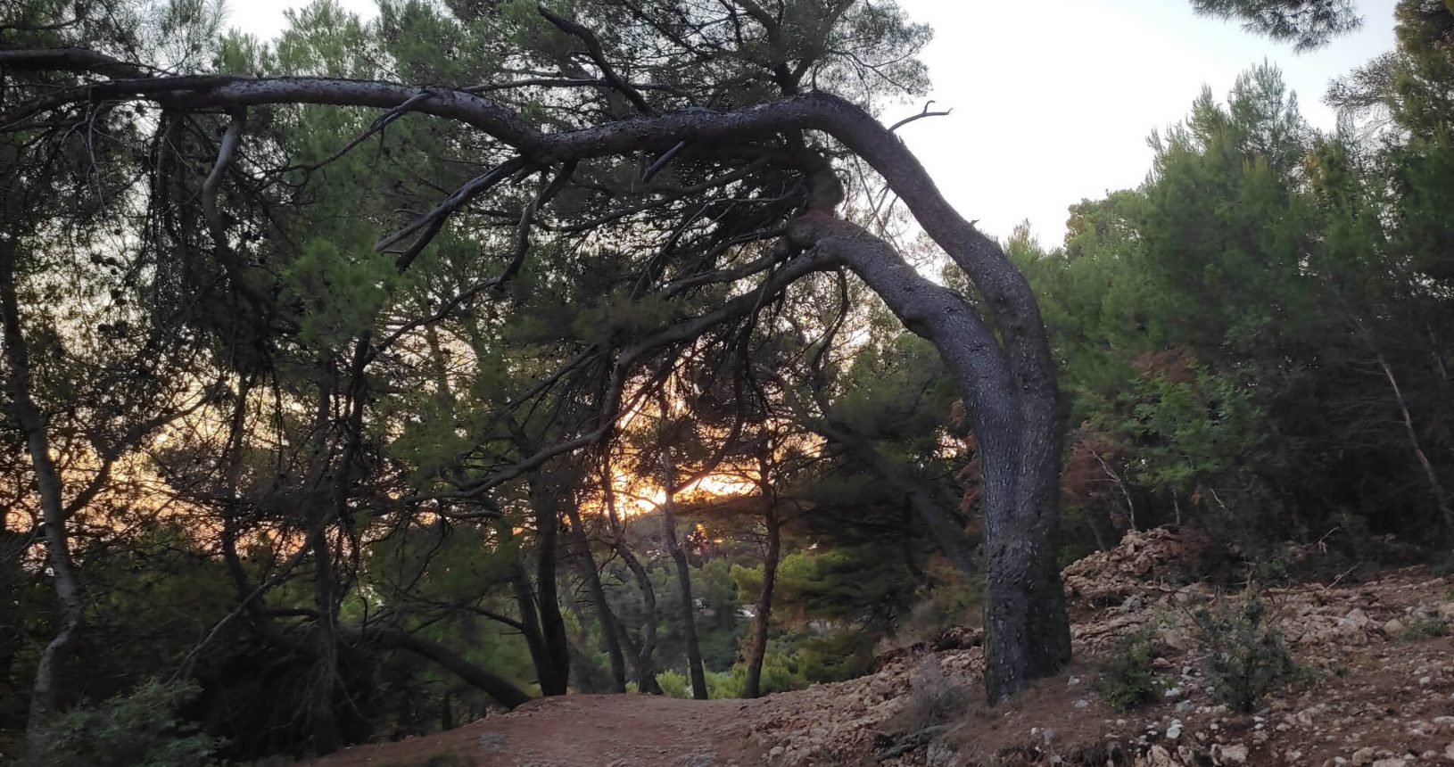 Magical sunset at Ulcinj hiking trail