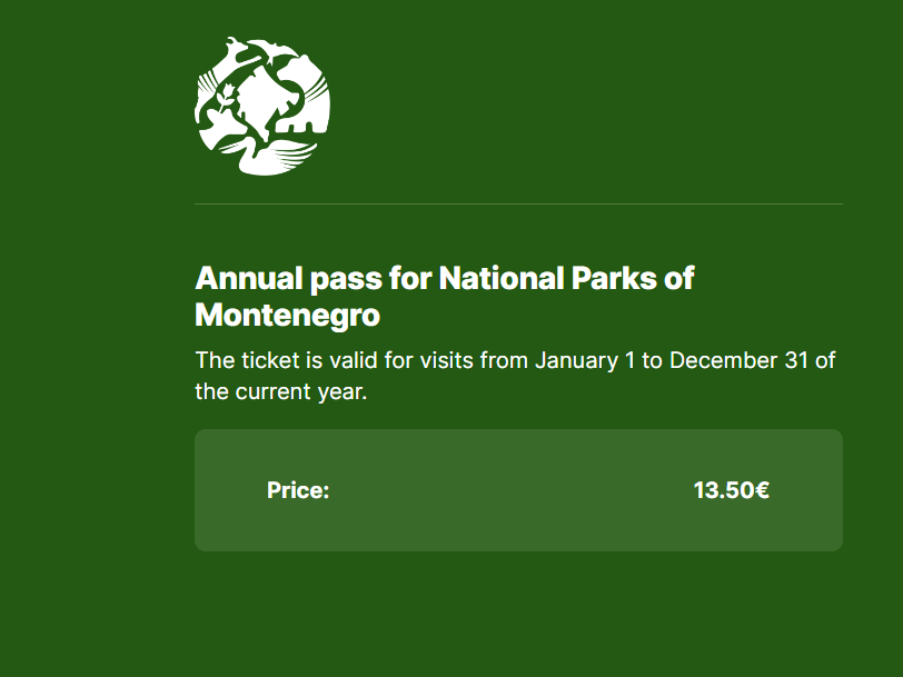 national parks tickets