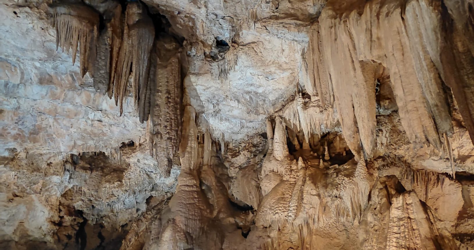 Incredible stalagmites in Lipa Cave