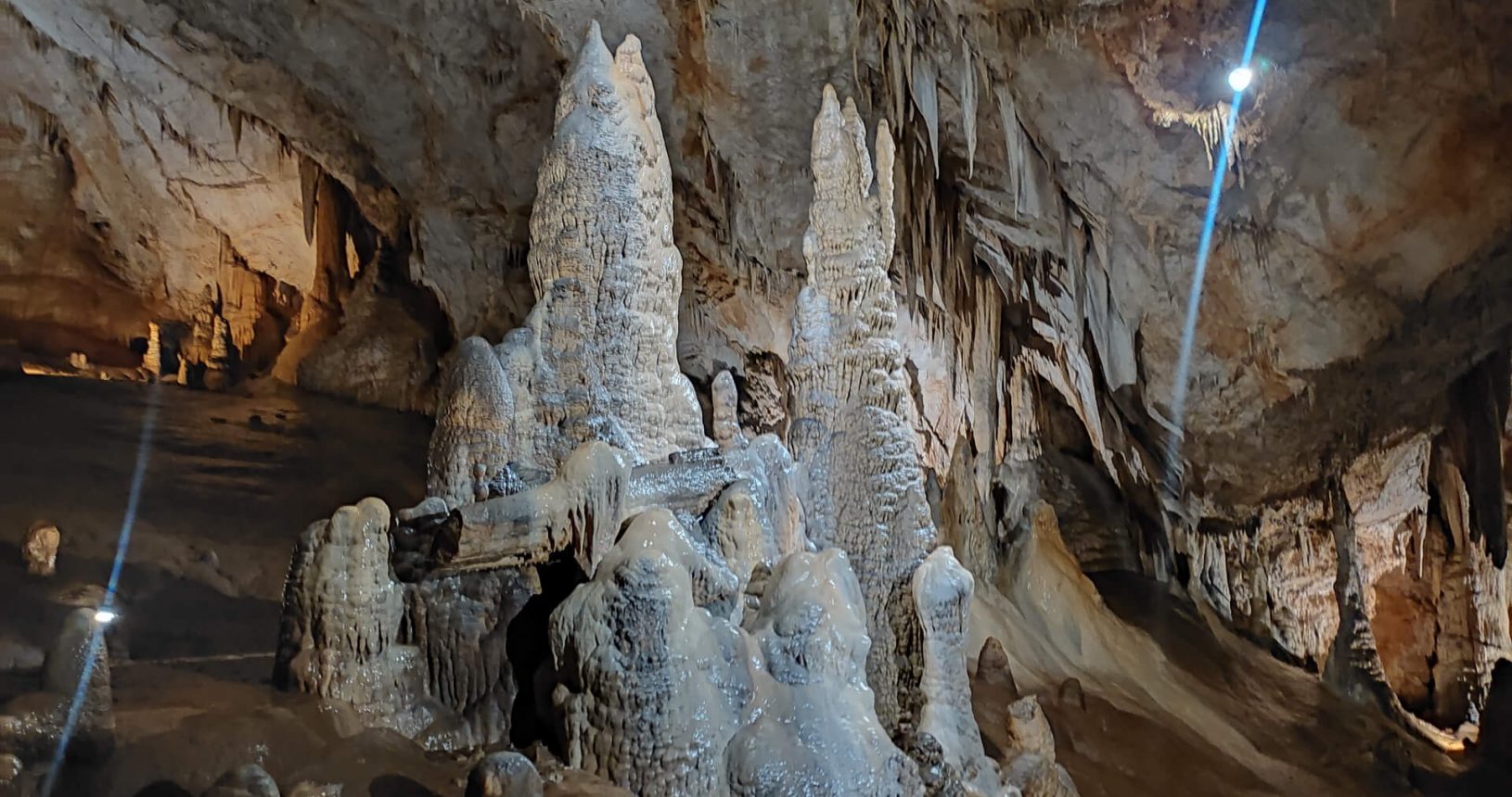 Lipa Cave stalagmites in divinity