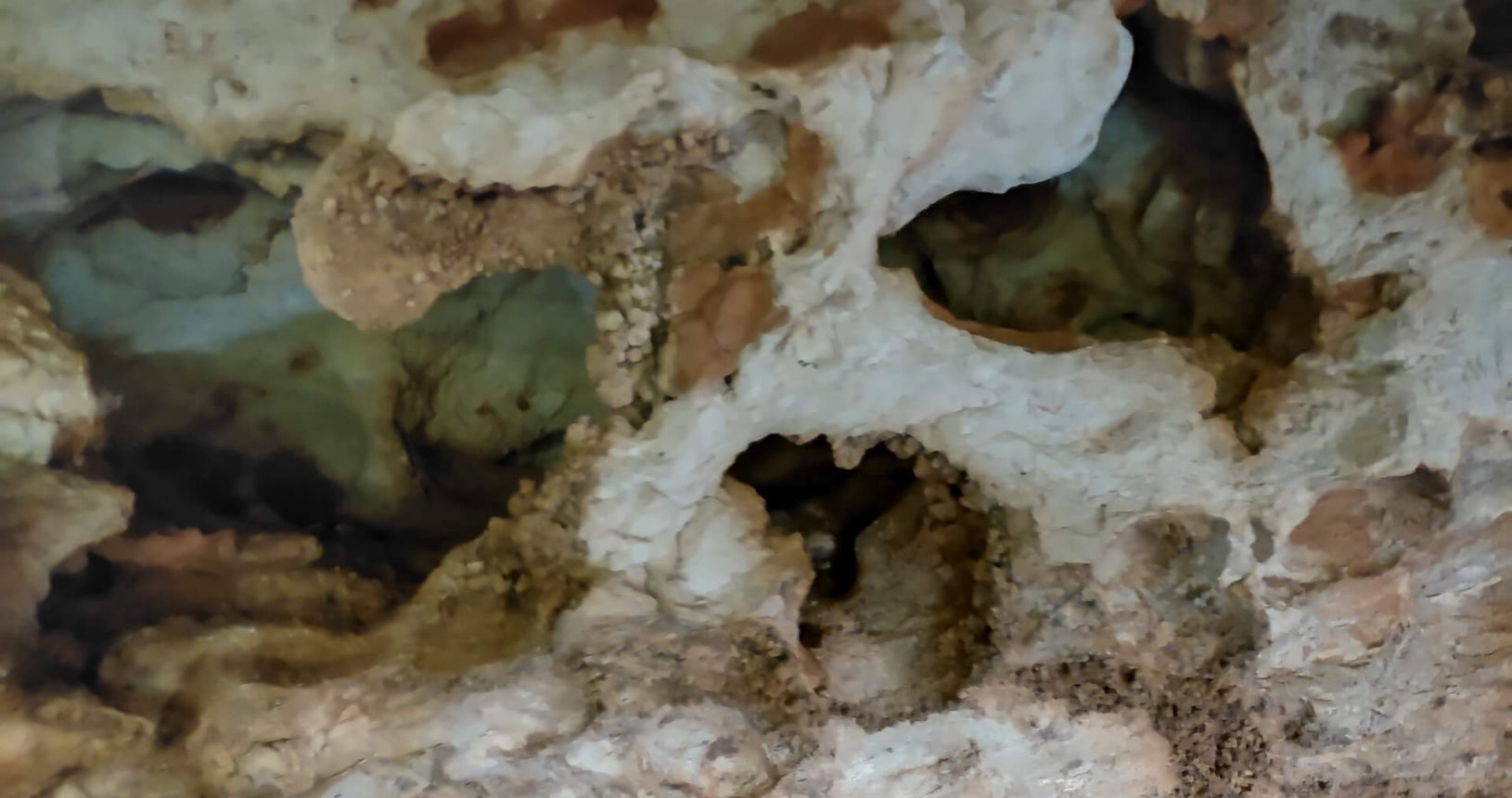 Mysterious shapes in Lipa Cave