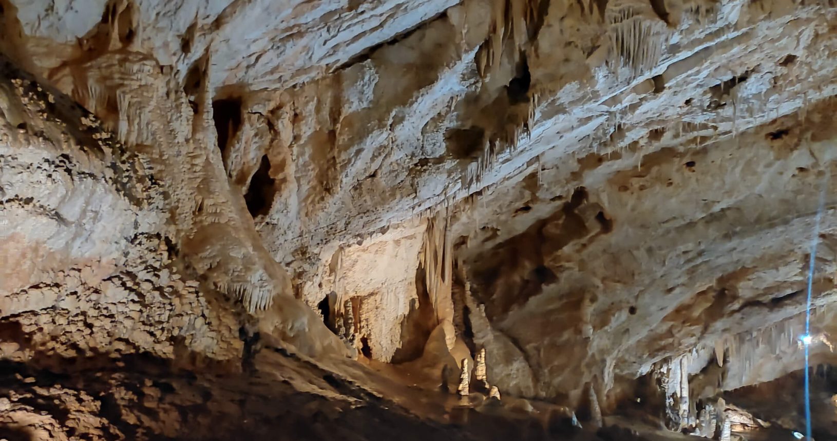 Rocks and holes of Lipa Cave