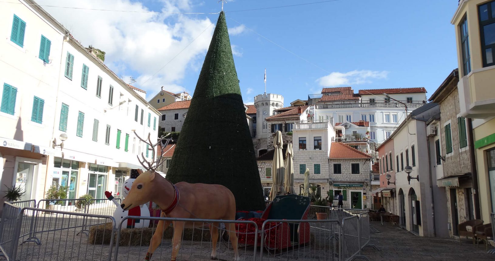 Main square in Herceg Novi