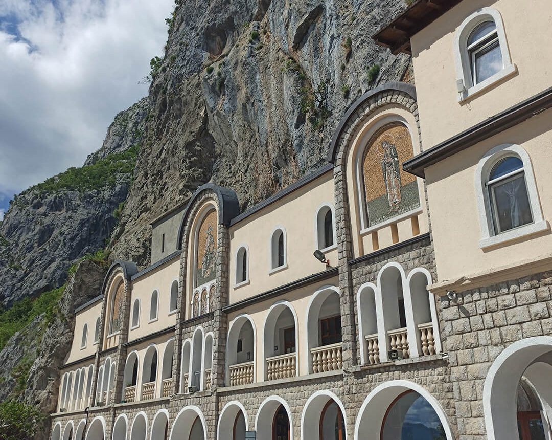 Monastery Ostrog in th cliff
