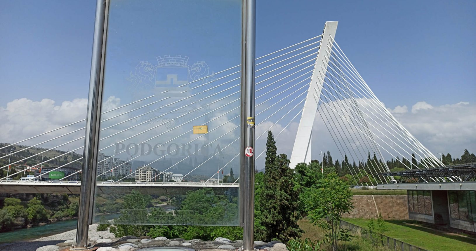 Podgorica on the bridge
