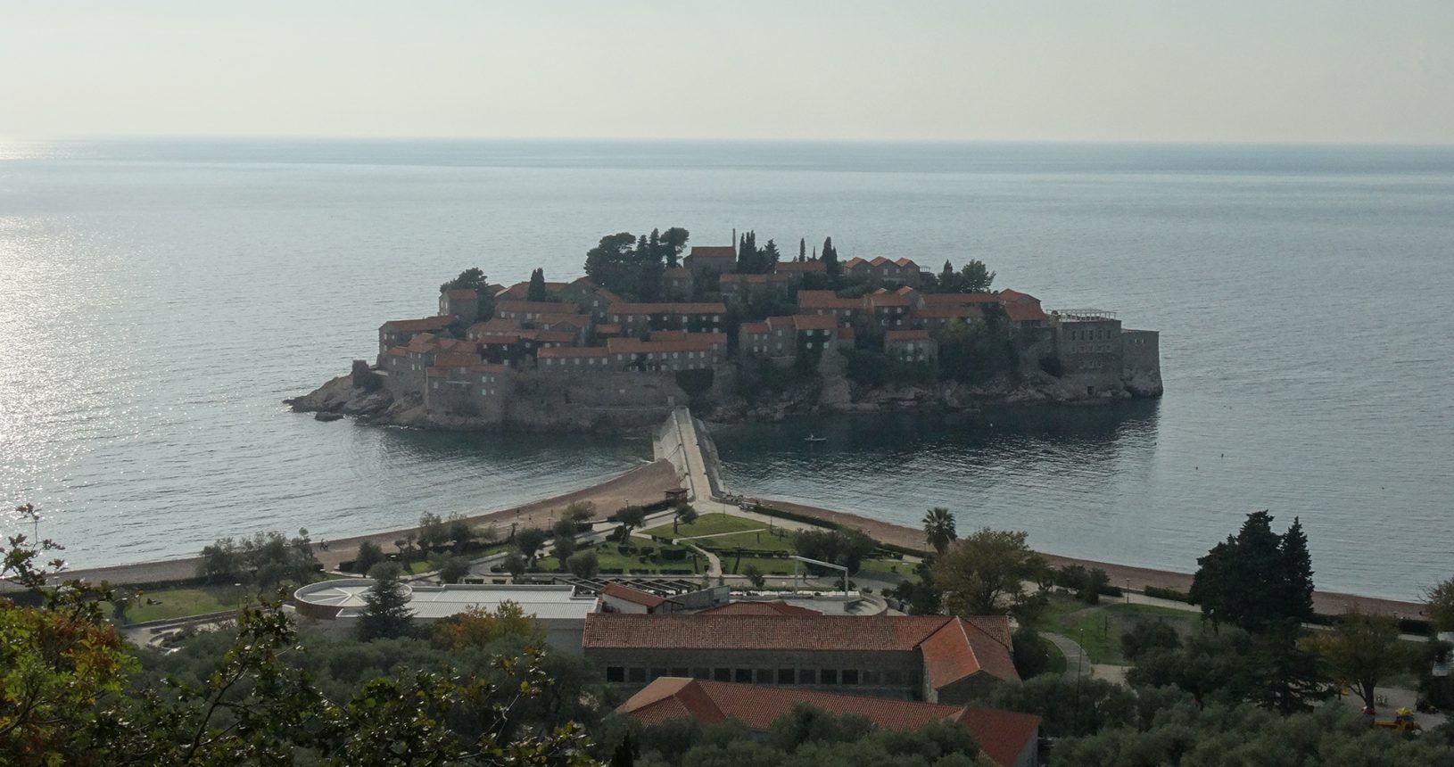 Sveti Stefan from the top