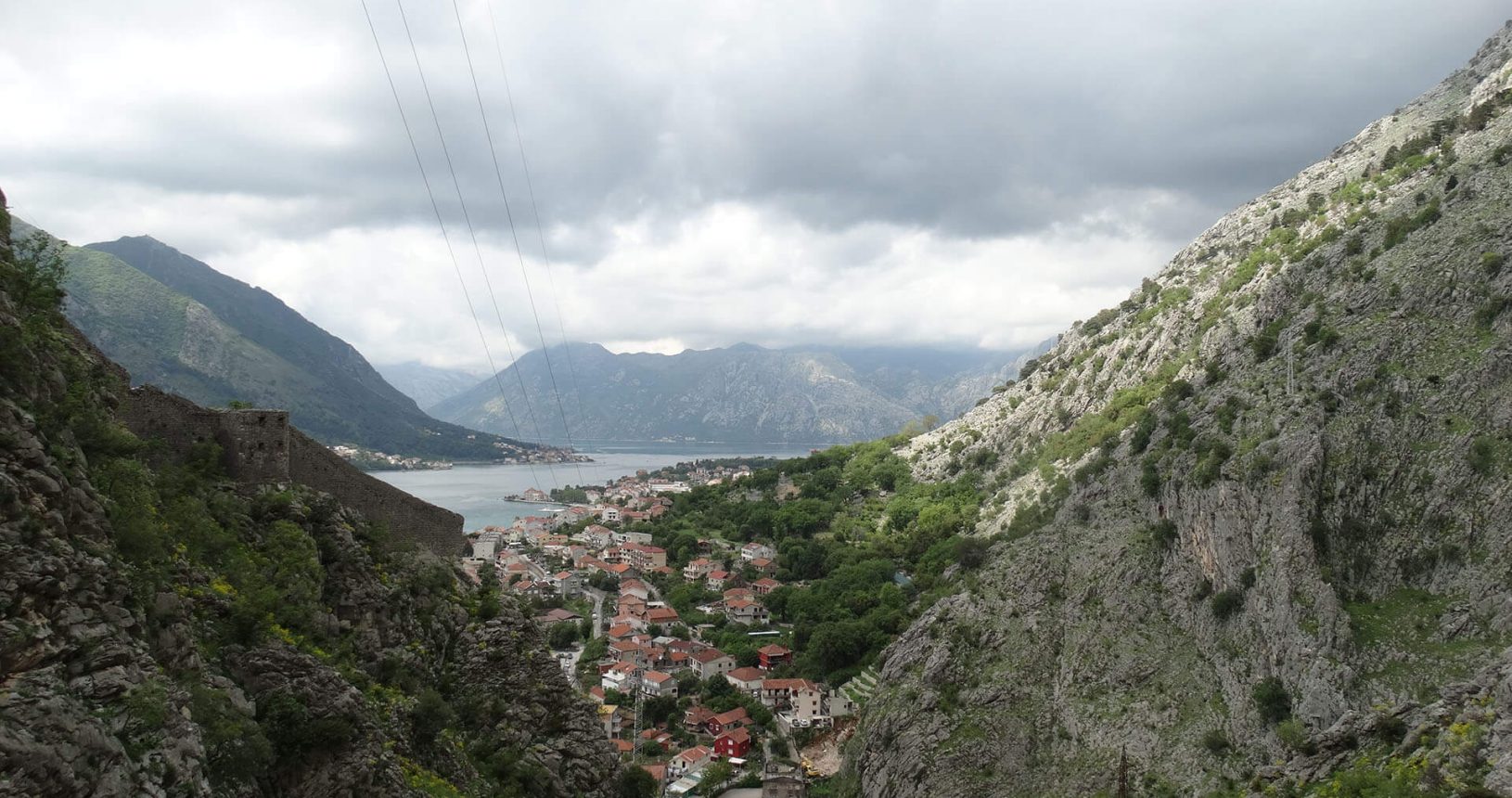 The view on the way to Kotor Fortress