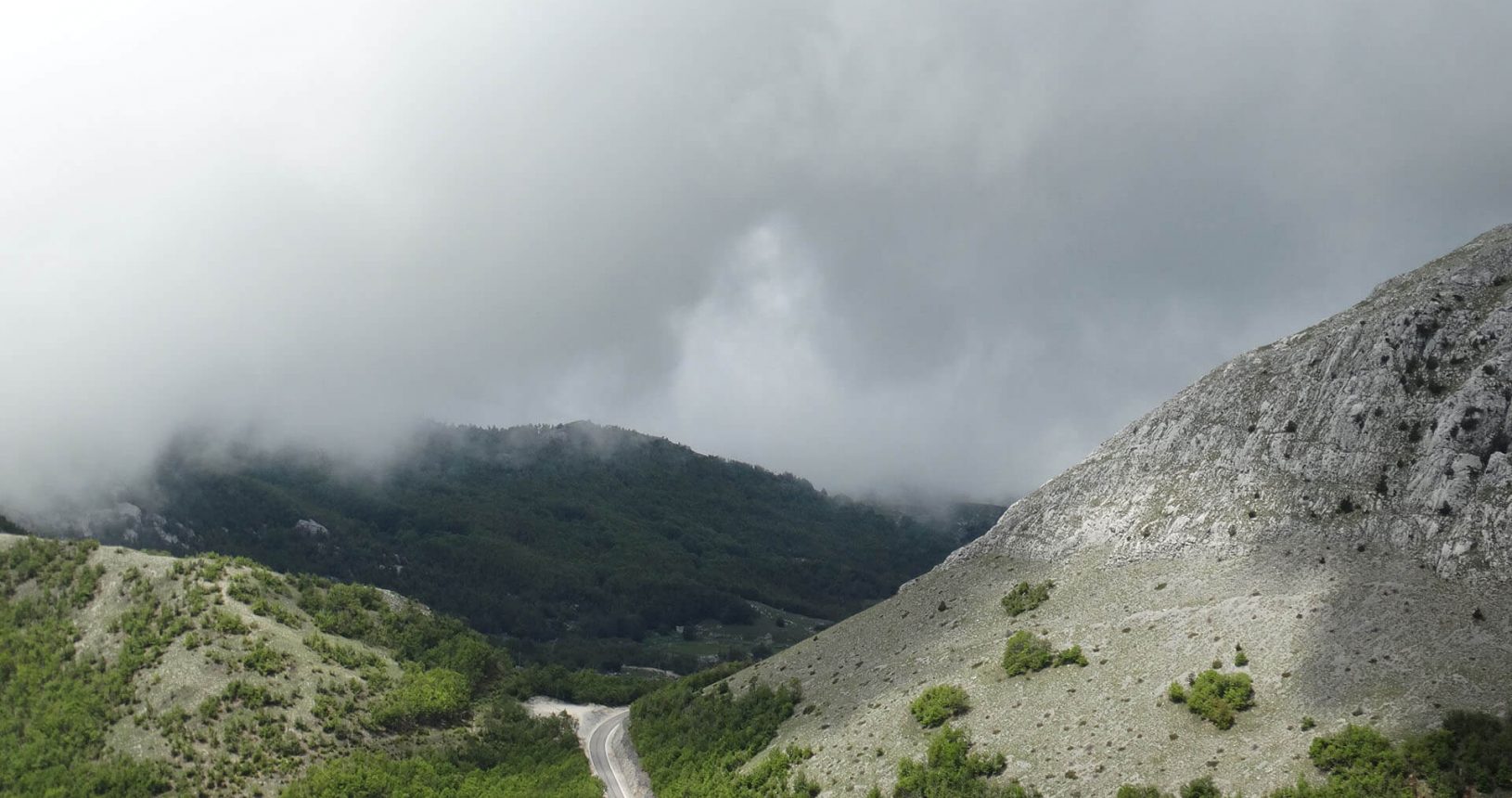 Above the clouds in Lovcen National Park