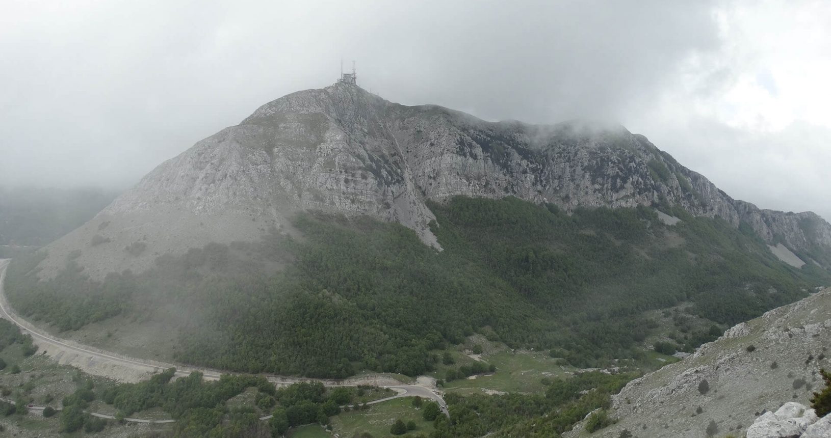 Black mountains Lovcen National Park