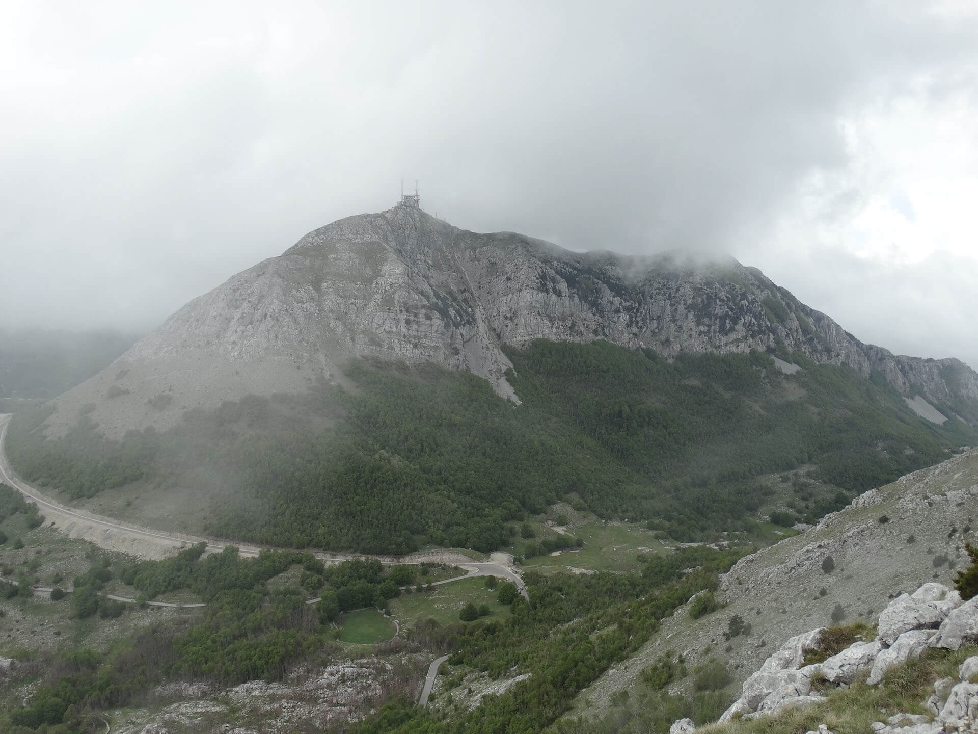 Black mountains Lovcen National Park