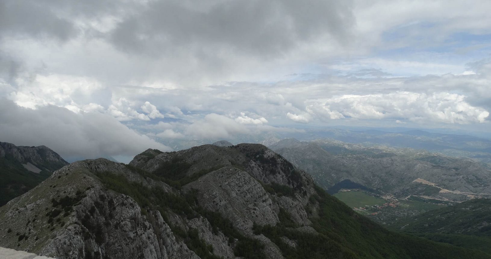 High mountains in Lovcen National Park