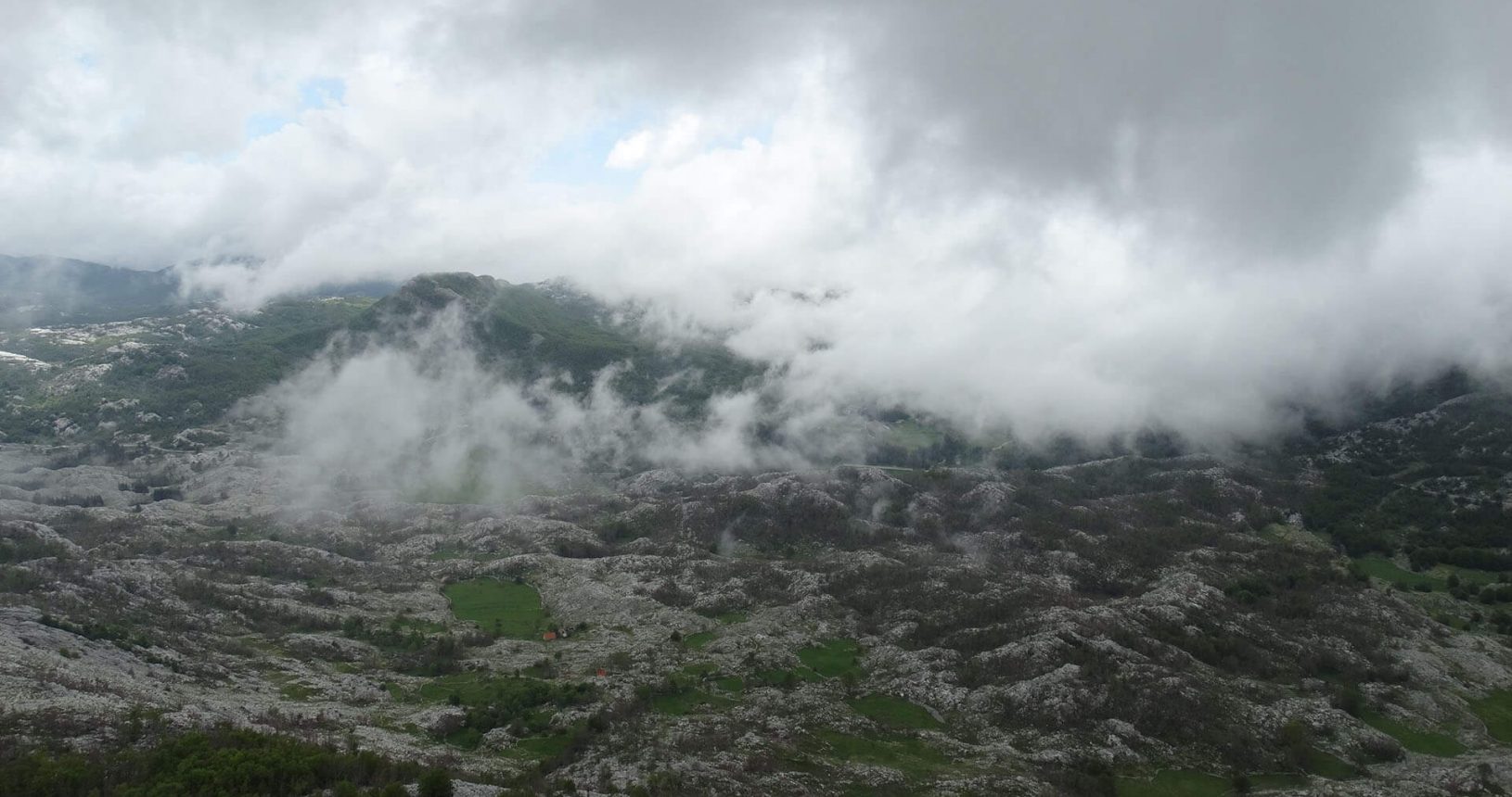 Lovcen National Park in the sky