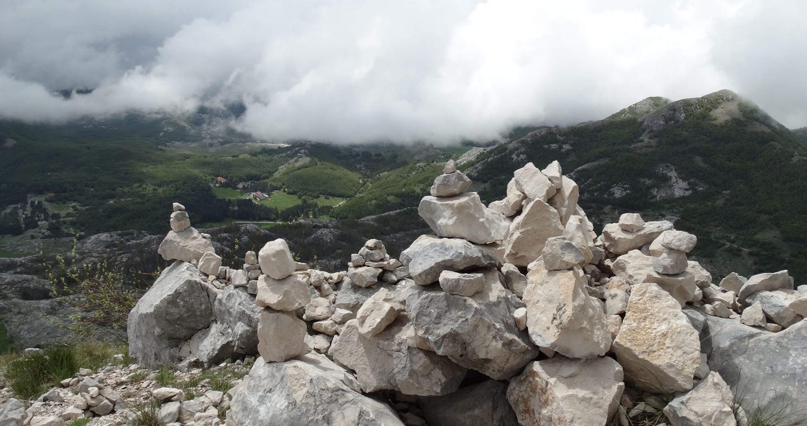 Stony figures in Lovcen National Park