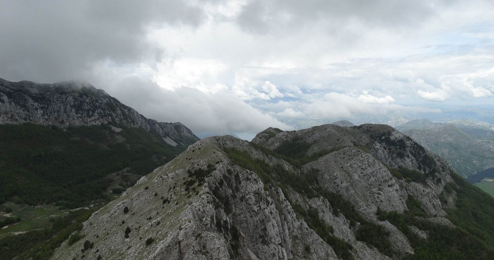 Very beautiful mountains in Lovcen National Park