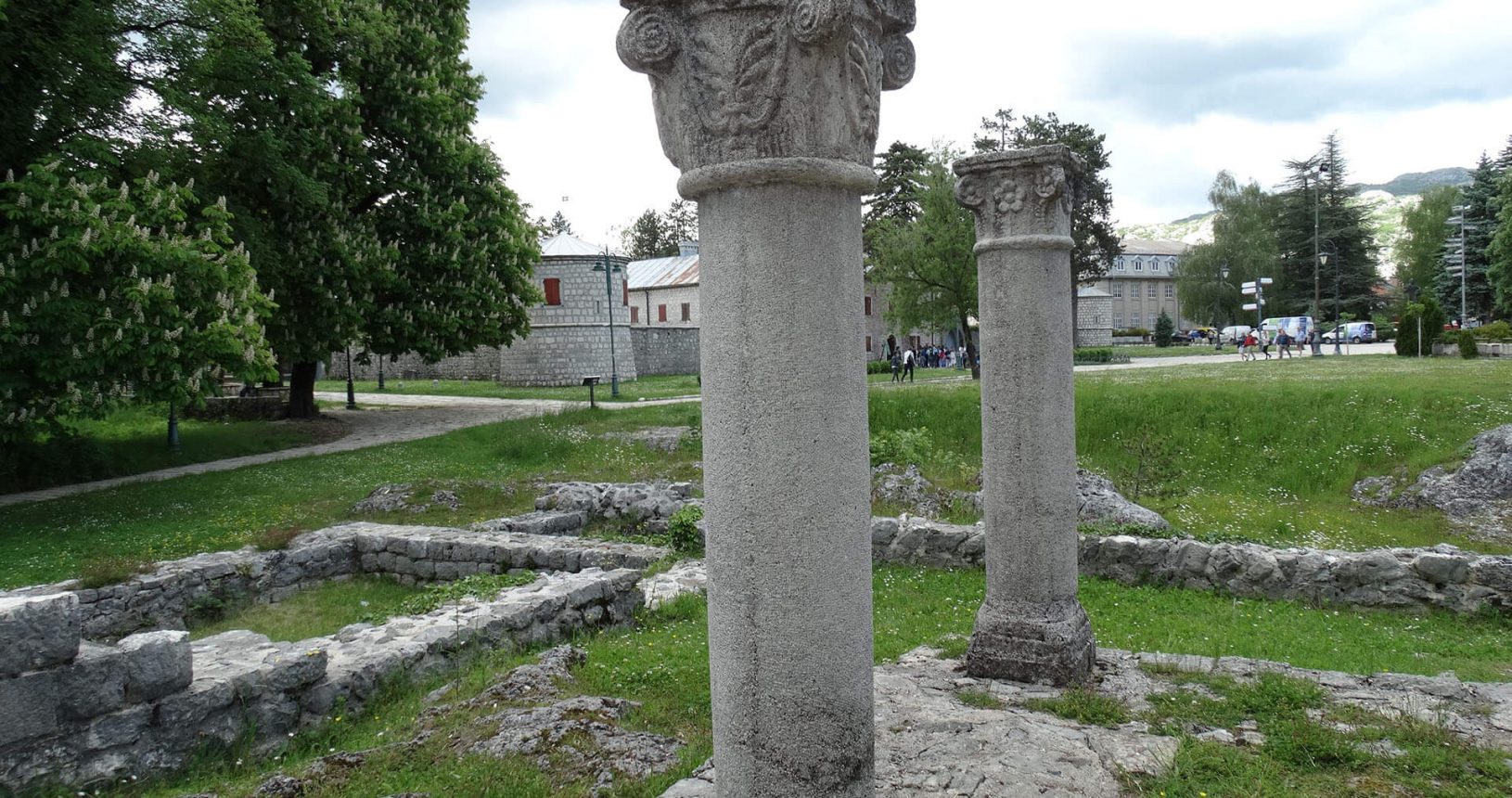 Ancient columns Cetinje