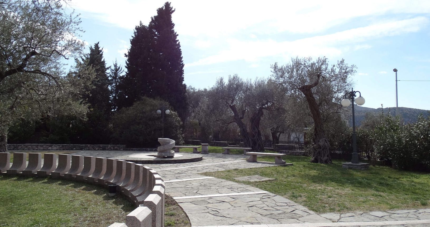 Area around Old Olive Tree