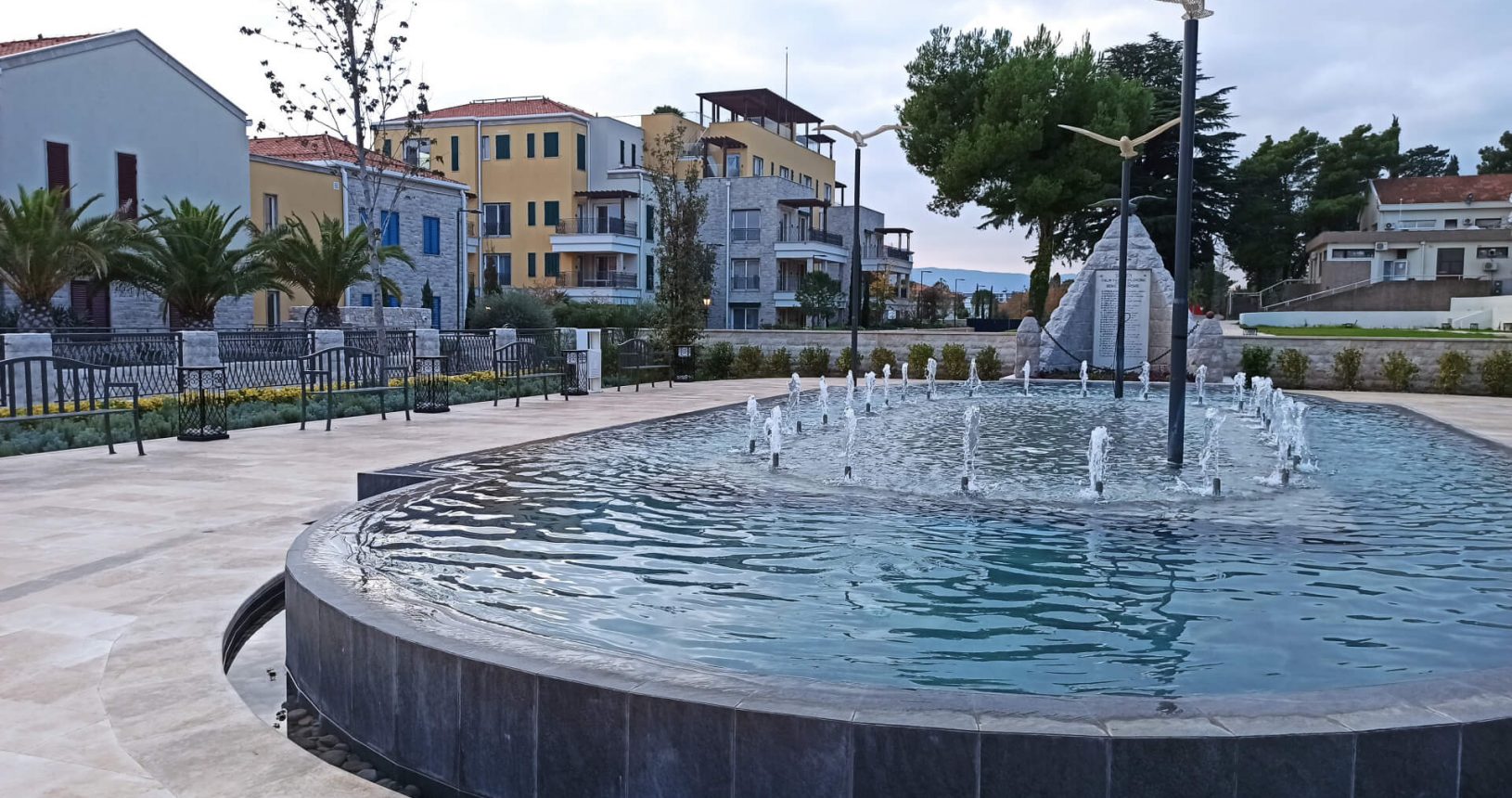 Portonovi fountain in the park