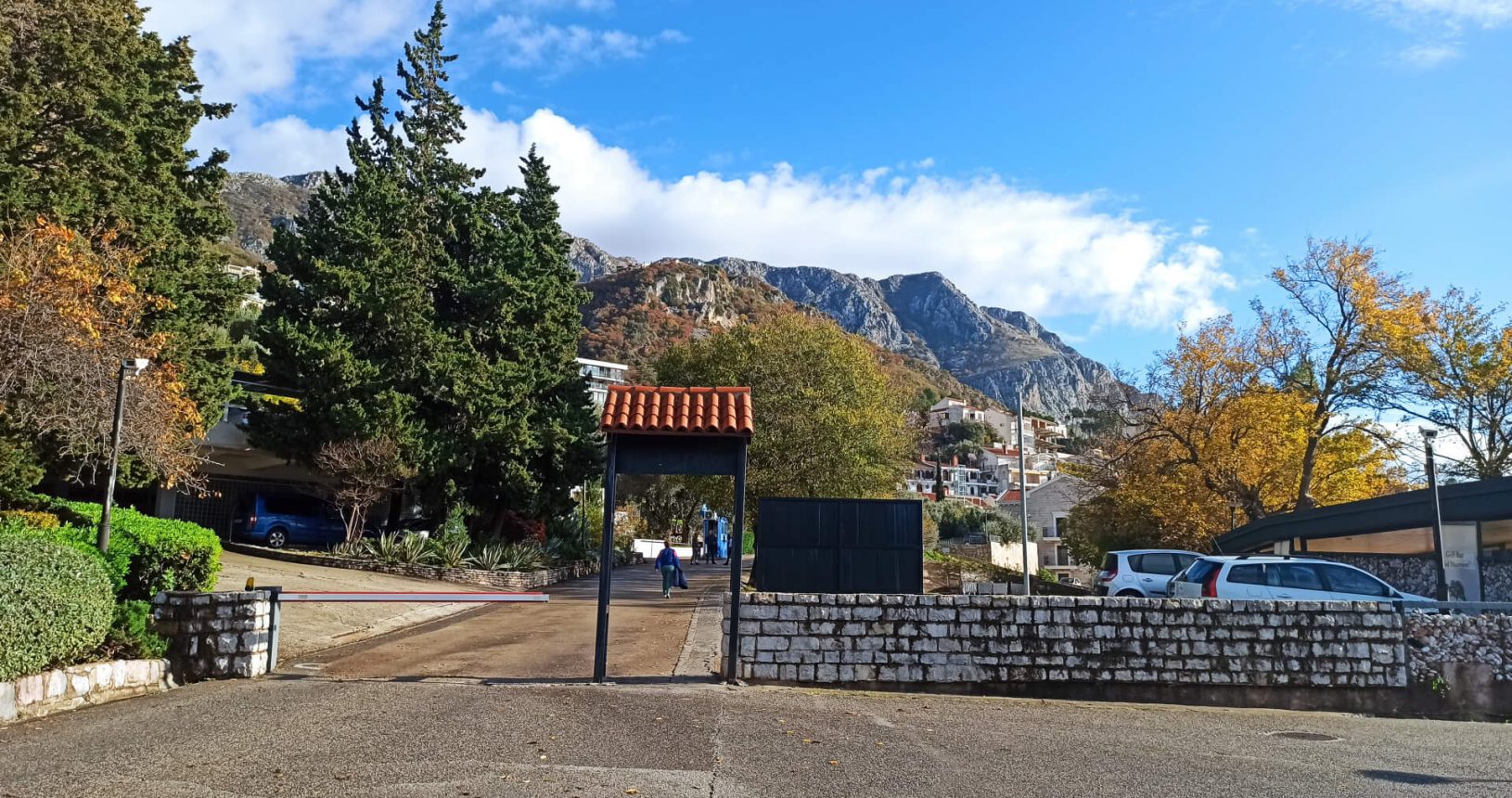 Entrance to the Park Sveti Stefan