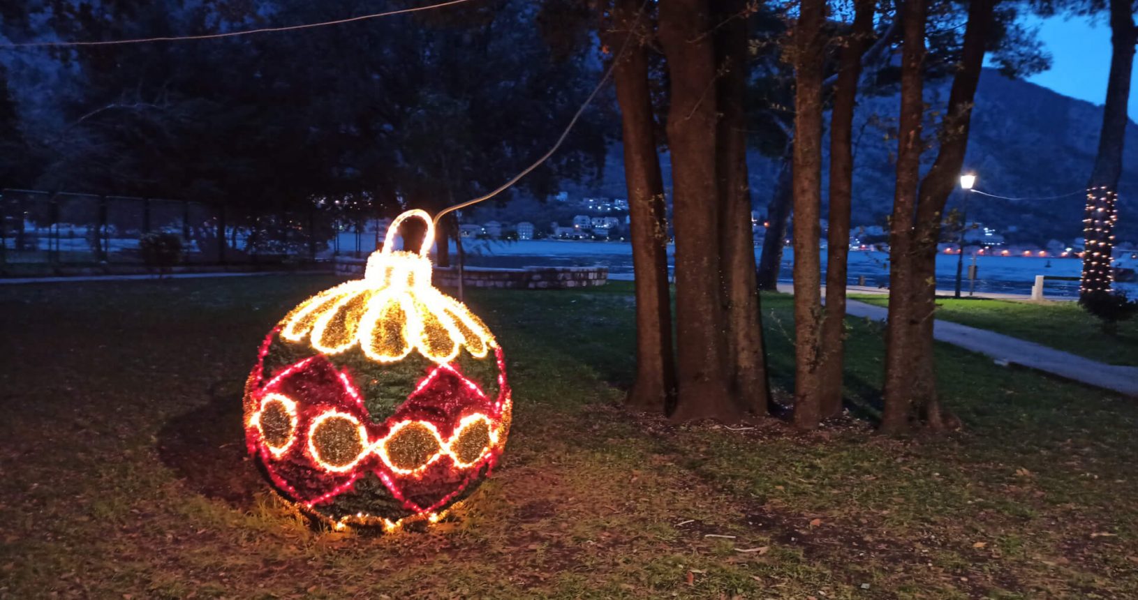 Winter festive declarations in Kotor