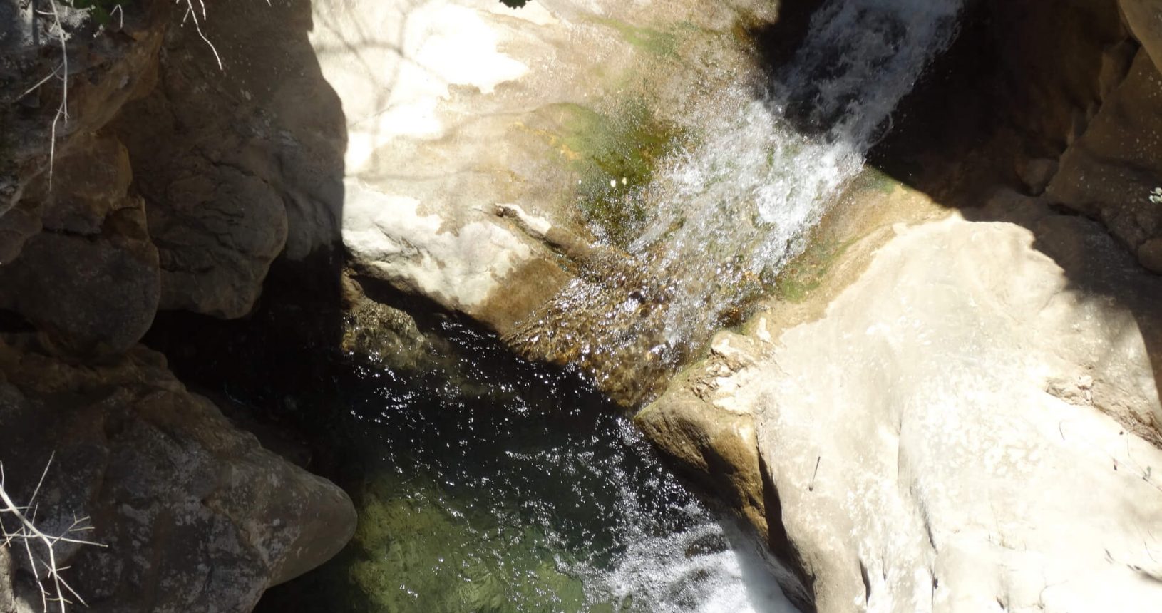 Bar Waterfall in the rocks